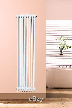 1500x380 mm Triple Radiator Traditional Cast Iron Bathroom Central Heating White