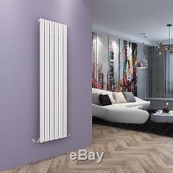1600/1800 White Vertical Designer Flat Panel Radiators Columns Central Heating