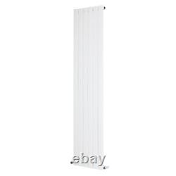 1600x408mm Vertical Flat Panel Designer Radiator Tall Central Heating Rads White