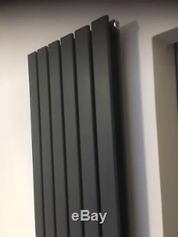 1780 280 Tall Vertical Central Heating Double Column Panel Radiator Anthracite