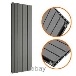 1780 x 560mm Anthracite Double Flat Panel Vertical Radiator