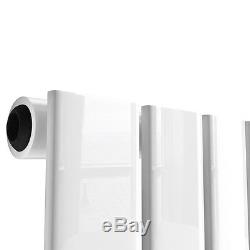 1800 x 452mm White Vertical Flat Single Panel Bathroom Central Heated Radiator