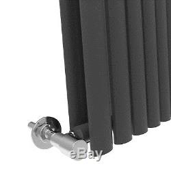 1800x360 mm Vertical Designer Radiator Oval Column Tall Upright Central Heating