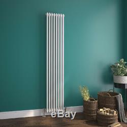 1800x380mm Traditional 2 Column Radiator White Vertical Central Heating radiator