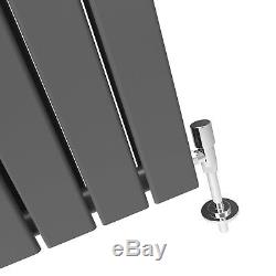 1800x452mm Double Anthracite Radiator Flat Panel Vertical Central Heating Rails