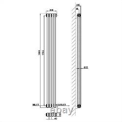 2 3 Column Cast Iron Style Radiator Vertical Horizontal Central Heating