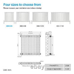 2/3 Column Horizontal Radiator Traditional Central Heating Cast Iron Style Rad