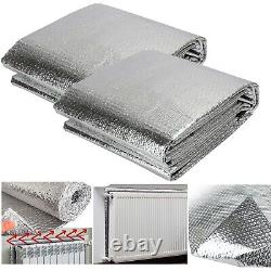 2 x Bubble Radiator Insulation Foil Roll Heat Reflective Energy Saver 5m x 60cm