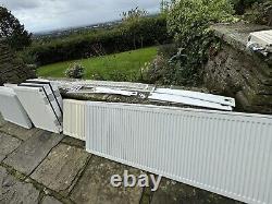 24 Radiators Whole House Central Heating Solid Heavy Duty, Doubles And Singles