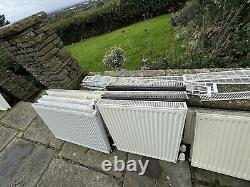 24 Radiators Whole House Central Heating Solid Heavy Duty, Doubles And Singles