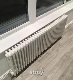 3 Column White Vertical Horizontal Radiators ULTRAHEAT TUBULARO Wall/Floor