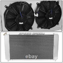 3-Row Performance Radiator Replacement+Cool Fan for Chevy Blazer/GMC Sonoma 4.3