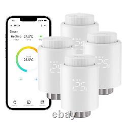 4 Pack SONOFF Zigbee Smart Thermostatic TRVZB Radiator Valve, Temperature Control