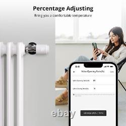 4 Pack SONOFF Zigbee Smart Thermostatic TRVZB Radiator Valve, Temperature Control