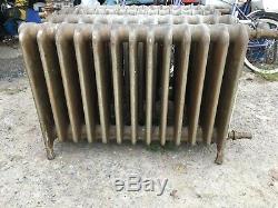 4 Reclaimed Vintage Cast Iron Radiators Heating Central Heating
