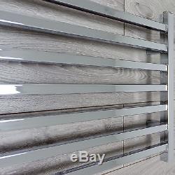 450 High x 1000 mm Wide Square tube Chrome Heated Towel Rail Radiator Central