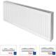 500 600 700mmH Compact Convector Central Heating Radiator single Double 11 21 22