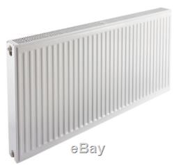 500mm High Central Heating Radiator Double or Single Convector Panel K1/K2 +TRV