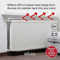 5M x 60cm Radiator Reflective Foil Energy Saving Insulation For All Heater Rooms