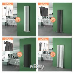 6 Sizes Vertical Radiator Tall Rail Upright Oval Column Panel Central Heating UK