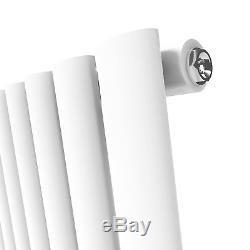 6 Sizes Vertical Radiator Tall Rail Upright Oval Column Panel Central Heating UK