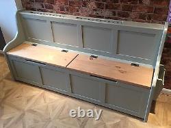 6 ft Radiator Cover Monks Bench/Settle/Pew With Storage (MADE TO ANY SIZE)