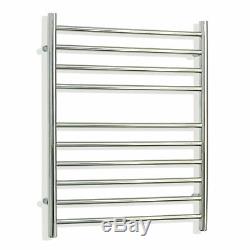 600 x 750 Stainless Steel Heated Towel Rail Flat Radiator for Central Heating