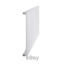 600x1000mm White Horizontal Radiator Single Flat Panel Bathroom Central Heating