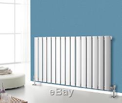 600x1020mm Horizontal Flat Panel Column Designer Central Heating Radiator Chrome