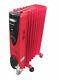9 Fin 2kw Electric OIL FILLED RADIATOR Heater With Auto Safety Cut-Out RED