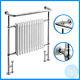 952x765mm White / Chrome Traditional Towel Rail Bathroom Central Heated Radiator