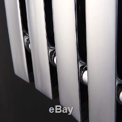ACE Chrome 1800x452 Vertical Flat Panel Designer Radiator Central Heating