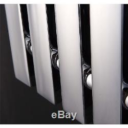 ACE Chrome 600x604 Horizontal Flat Panel Designer Radiator Central Heating
