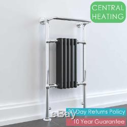 AURA Rex Traditional CENTRAL HEATING Heated Towel Rail Radiator For Bathroom