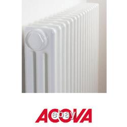 Acova 3 Column Radiator Steel Classic White (H)600 x (W)812mm