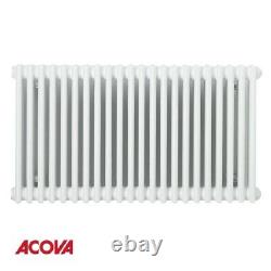 Acova Classic Horizontal 2 Column Radiator 600 X 1226mm White 4019btu