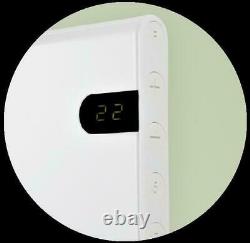 Adax Neo Low Profile Electric Panel Heater + Timer, Wall Mounted, Modern, Lot 20