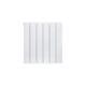 Adept Aluminium Designer Radiator Vertical Horizontal Single Double White