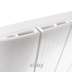 Adept Aluminium Designer Radiator Vertical Horizontal Single Double White