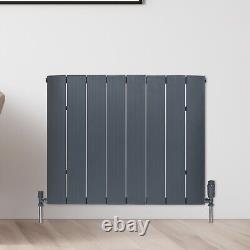 Adept Anthracite Aluminium Designer Radiator Vertical Horizontal Single Double