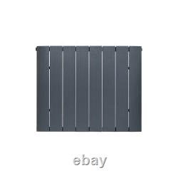 Adept Anthracite Aluminium Designer Radiator Vertical Horizontal Single Double