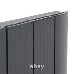 Adept Anthracite Aluminium Designer Radiator Vertical Horizontal Single Double