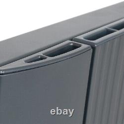 Adept Anthracite Aluminium Designer Radiator Vertical Horizontal Single Double