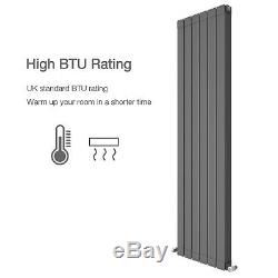 Aluminium Tall Vertical Radiators Central Heating White / Anthracite Multi Size