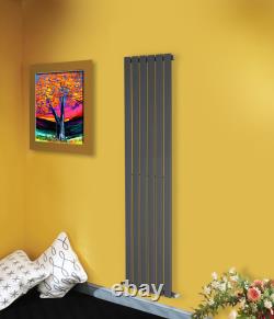 Anthracite Designer Horizontal Vertical Radiator Flat Panel Oval Column Rads