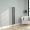 Anthracite Designer Oval Column Radiator Vertical Horizontal Central Heating Rad