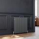 Anthracite Designer Radiator Flat Panel Oval Column Bathroom Central Heating Rad