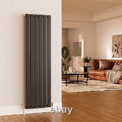 Anthracite Designer Radiator Vertical Horizontal Flat Panel Oval Column Rads