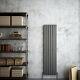 Anthracite Designer Radiator Vertical Horizontal Flat Panel Oval Column Rads UK