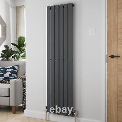 Anthracite Designer Radiator Vertical Horizontal Single Double Flat Panel Rads